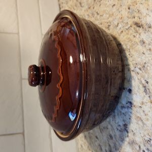 Vintage Marcrest Daisy Dot Covered Casserole Dish